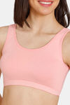 Zivame Girls Double Layered Non Wired Full Coverage Slip-on Beginner Bra (Pack of 2) - Multicolor — thumbnail 4